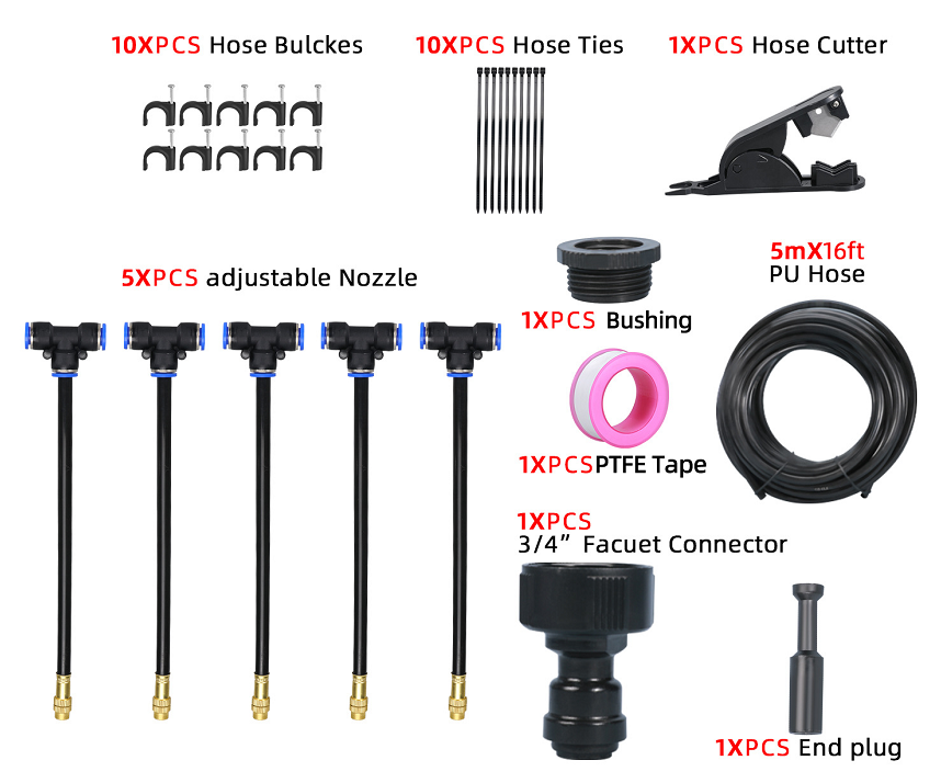 🌱Automatic 360° Curved Garden Irrigation Syste