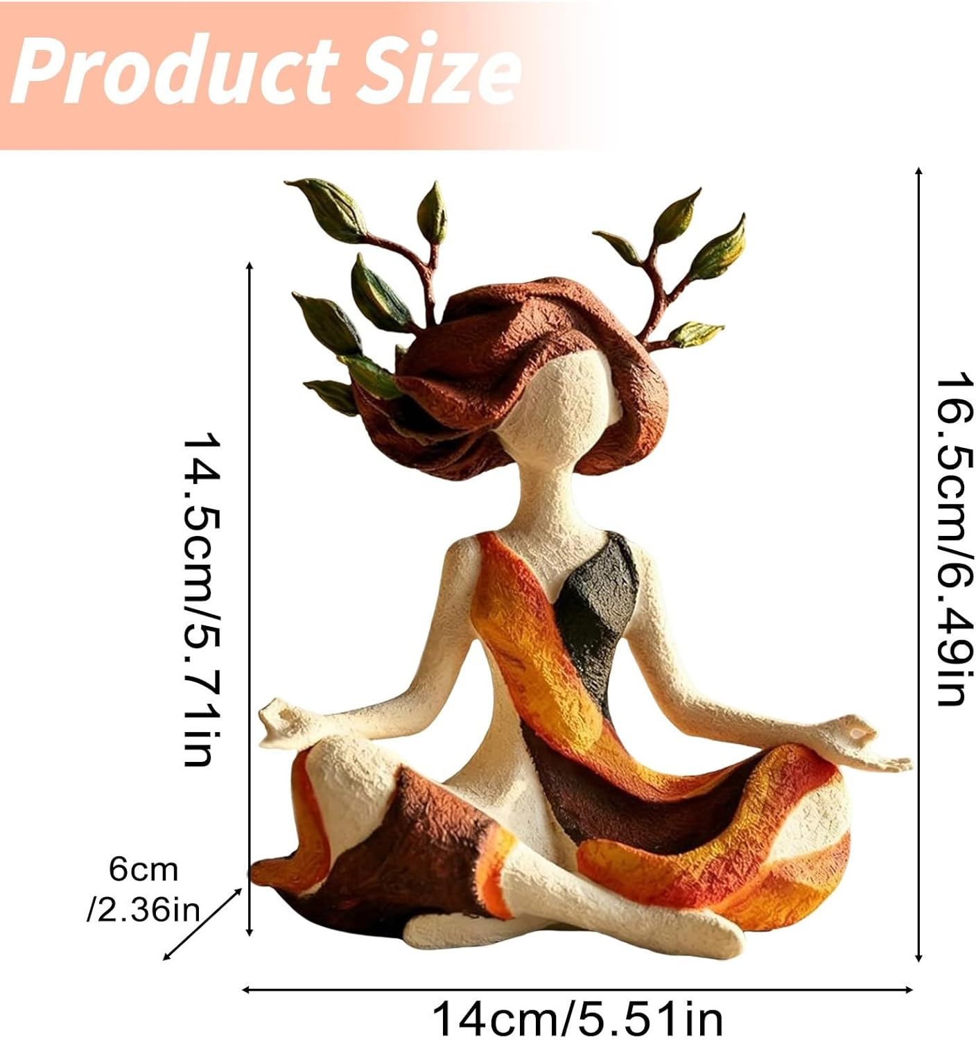 🌿 Inner Peace Rise | Abstract Growth Sculpture