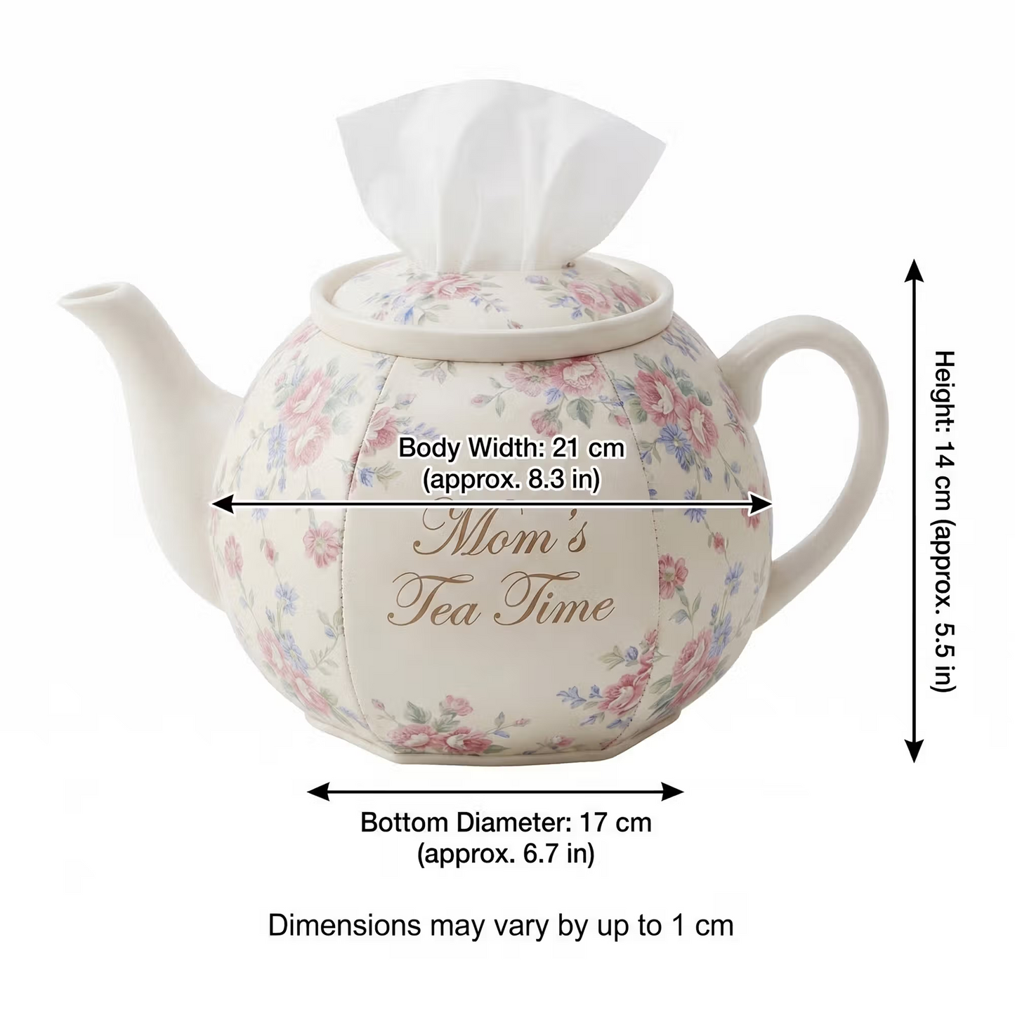 🔥HOT SALE🔥💥🏆Only $39.99 This Week🫖Floral Decorative Teapot Tissue Box🫖