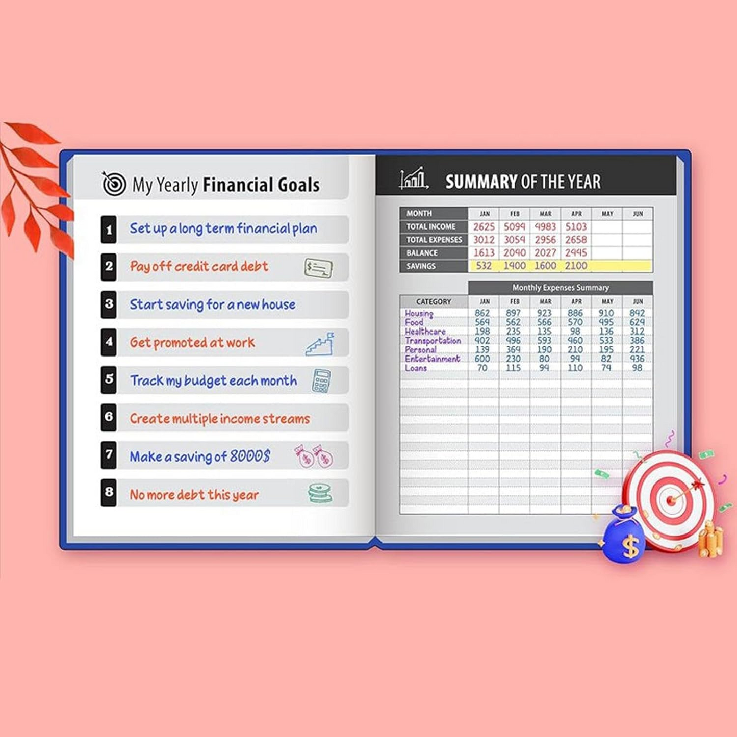 Bill tracker notebook