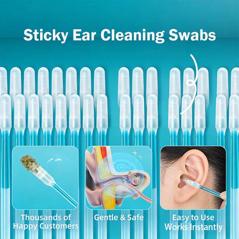 Sticky Ear Cleaning Sticks - Gentle, Visible Ear Care👂(24PCS)