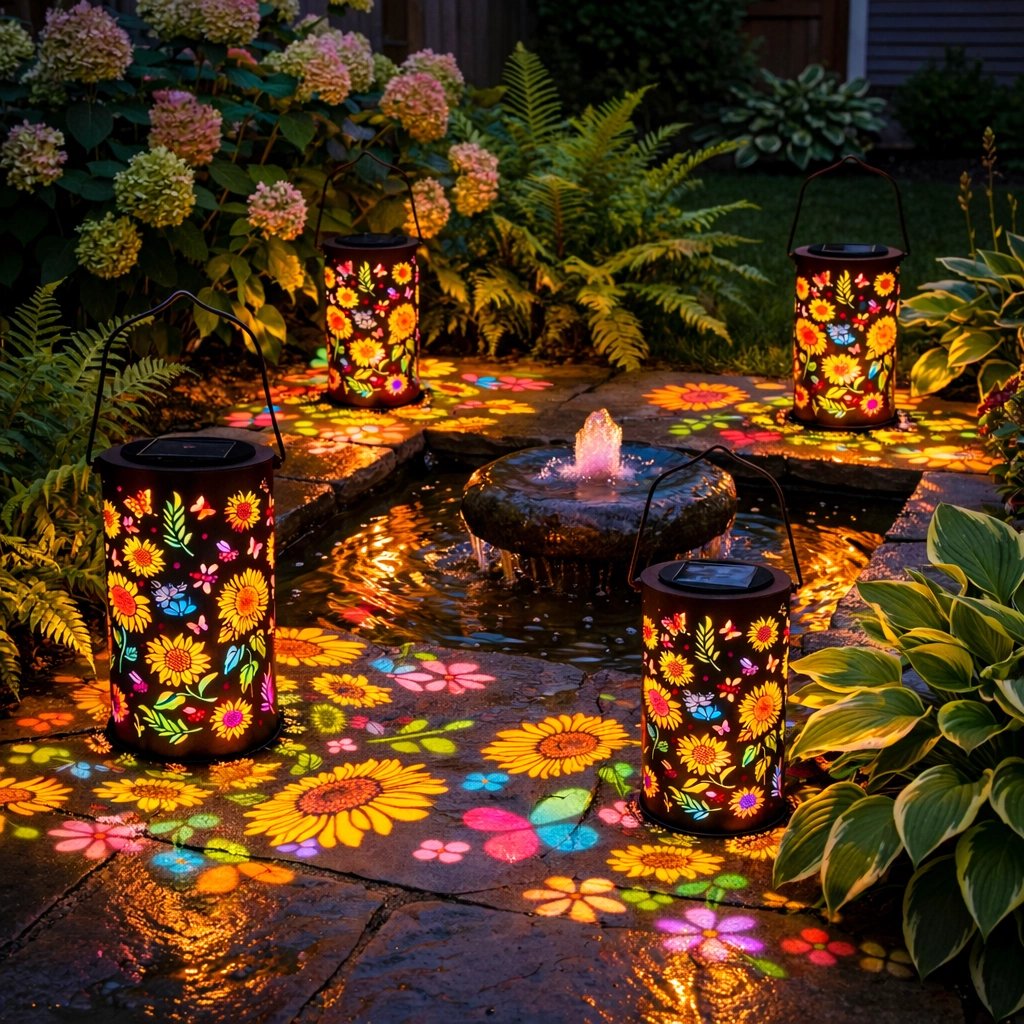 🌻Colorful Sunflower Glow Solar Garden Lantern