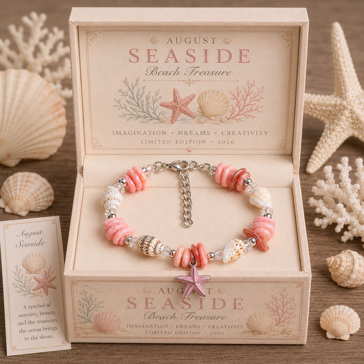 ๐ Blessings from the Deep: Shell, Pearl & Aquamarine Choker | 2026 Limited Handmade Edition โ Only 8 Left