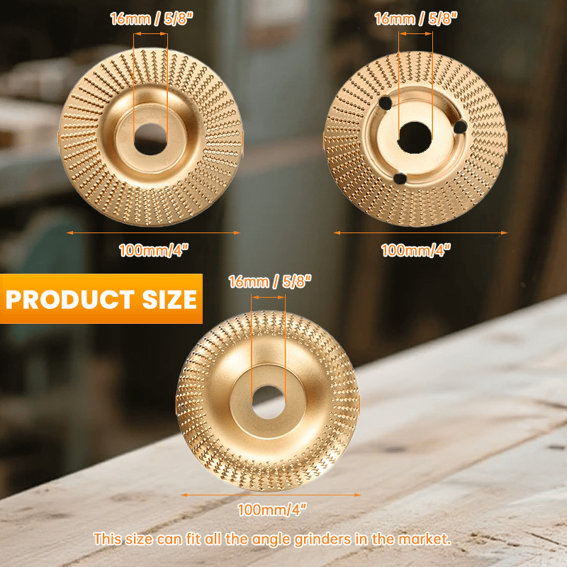 🔥LAST DAY 49% OFF - 🛠️3PCS Wood Carving Disc Set