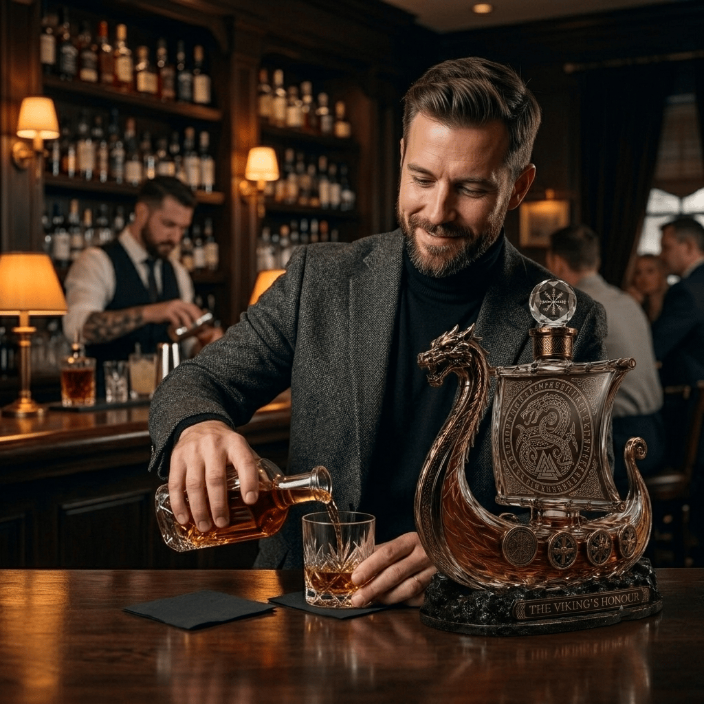 π The Viking's Honour - Limited Edition Crystal Whiskey Decanter