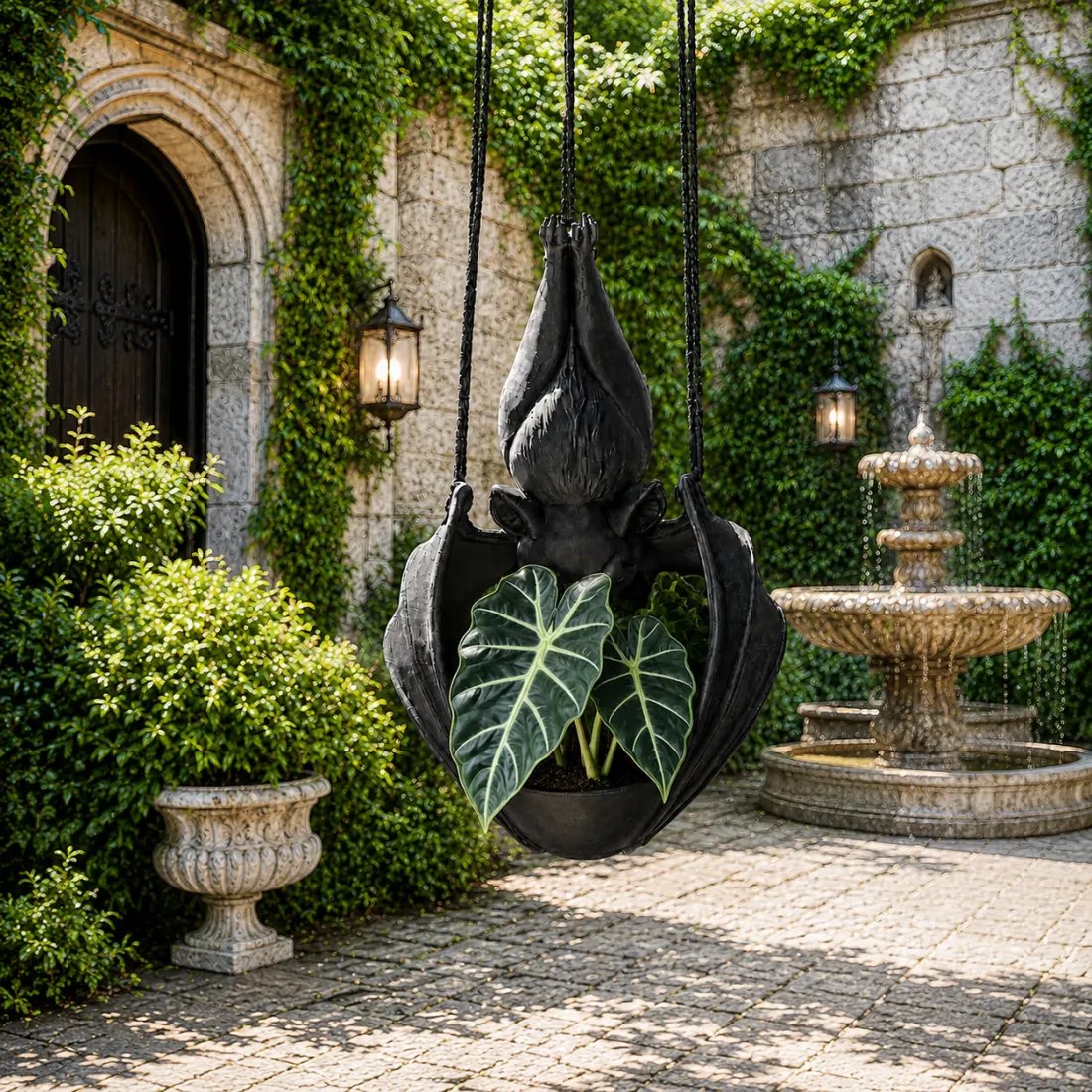 šLast Day 50% OFF - Hanging Bat Plant Pot