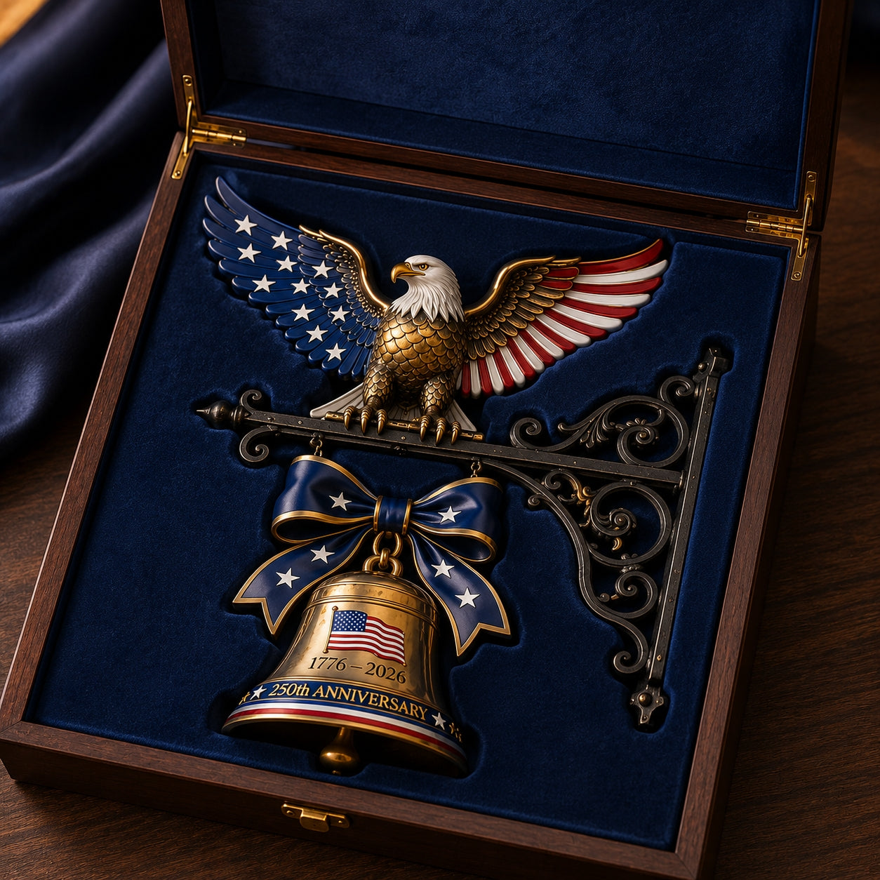 šš Ring in the Semiquincentennial: 1776-2026 "Spirit of Liberty" Eagle Bell