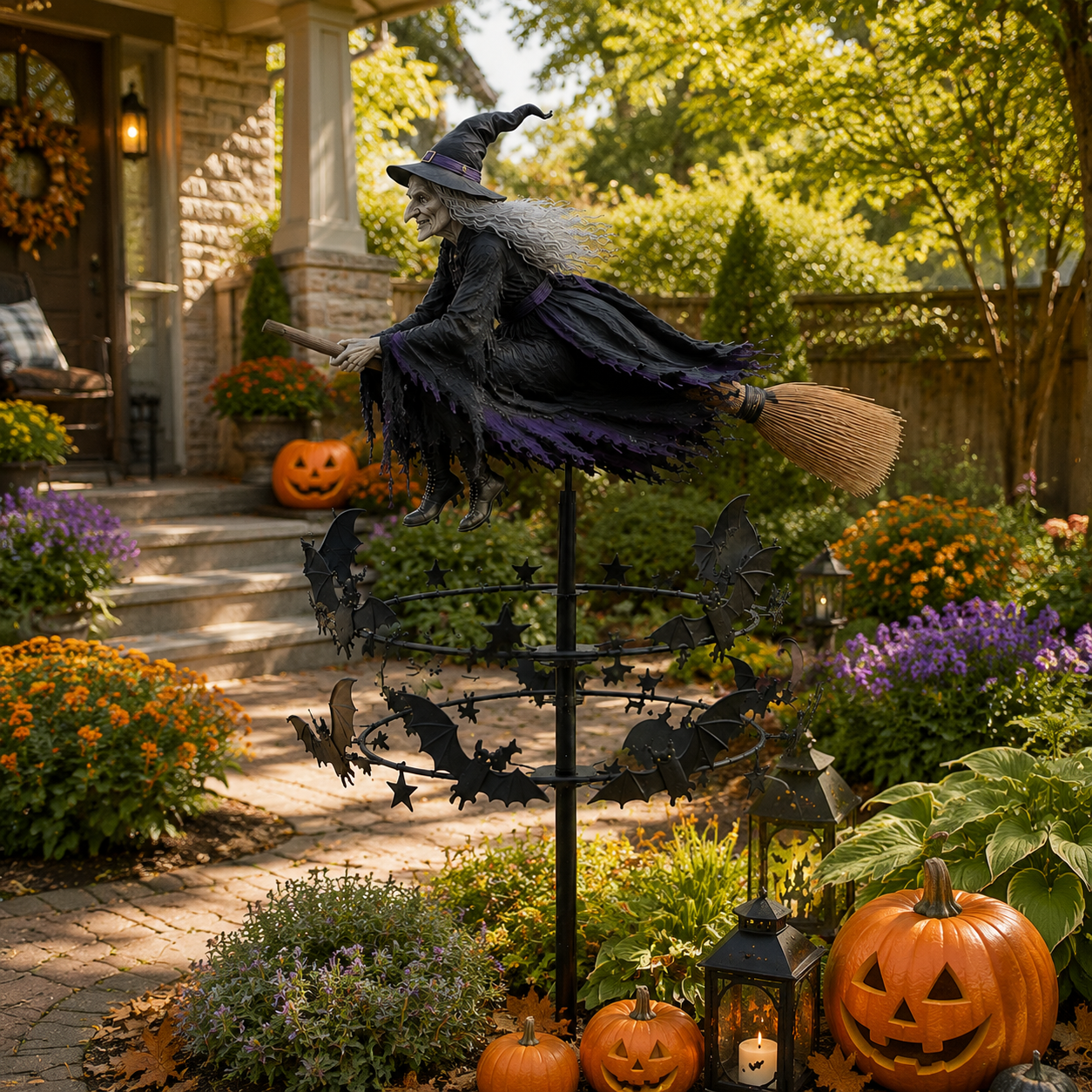 🔥 Limited time 50% OFF – 🧙♀️ The Enchanted Witch Garden Wind Spinner