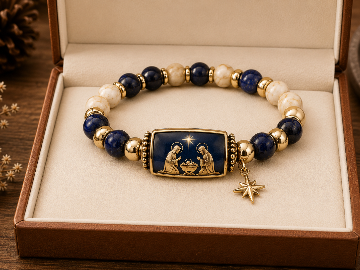 Six Biblical Stories of Faith, Hope & Redemption Crystal Bracelet