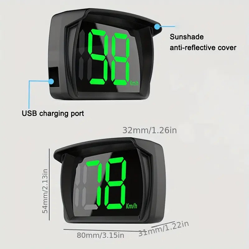 💥LAST DAY SALE 49% OFF💥-GPS Digital Speedometer for Car MPH, USB Connect Plug and Play for Car Truck Motor SUV All Vehicles