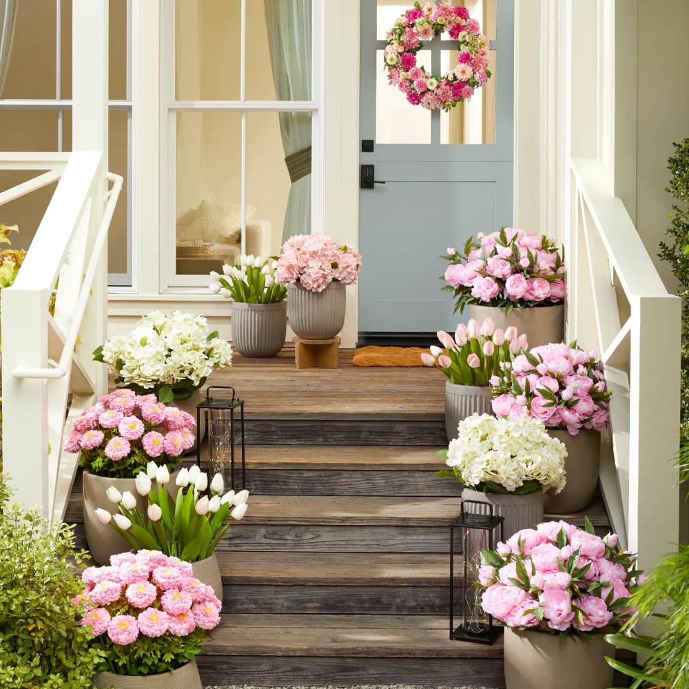 💥Last Day 50% OFF💐Artificial Outdoor Hydrangea Flowers - UV resistant, Waterproof, Windproof