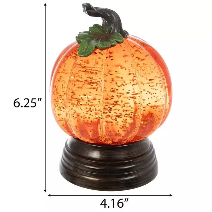 🔥HOT SALE 49% OFF - 🎃🍂Glitter Lighted Pumpkin Snow Globe