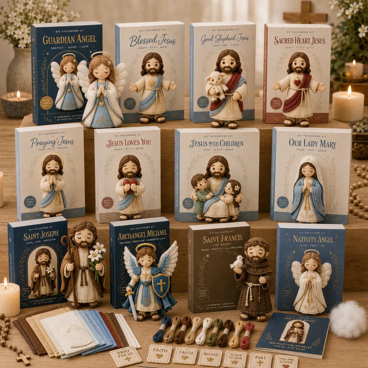 โ๏ธ Faith & Blessings DIY Patchwork Kit