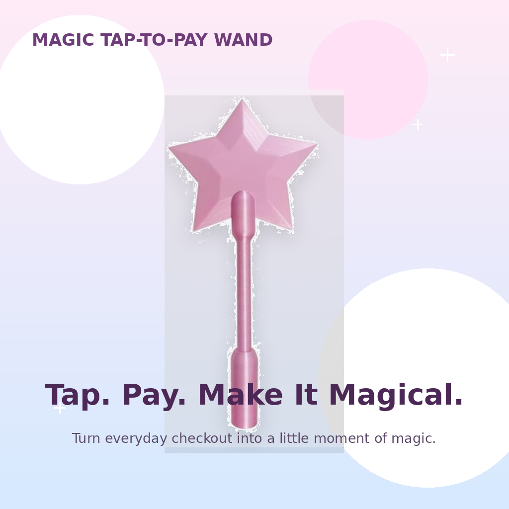 Fairy Wand Credit Card Holder