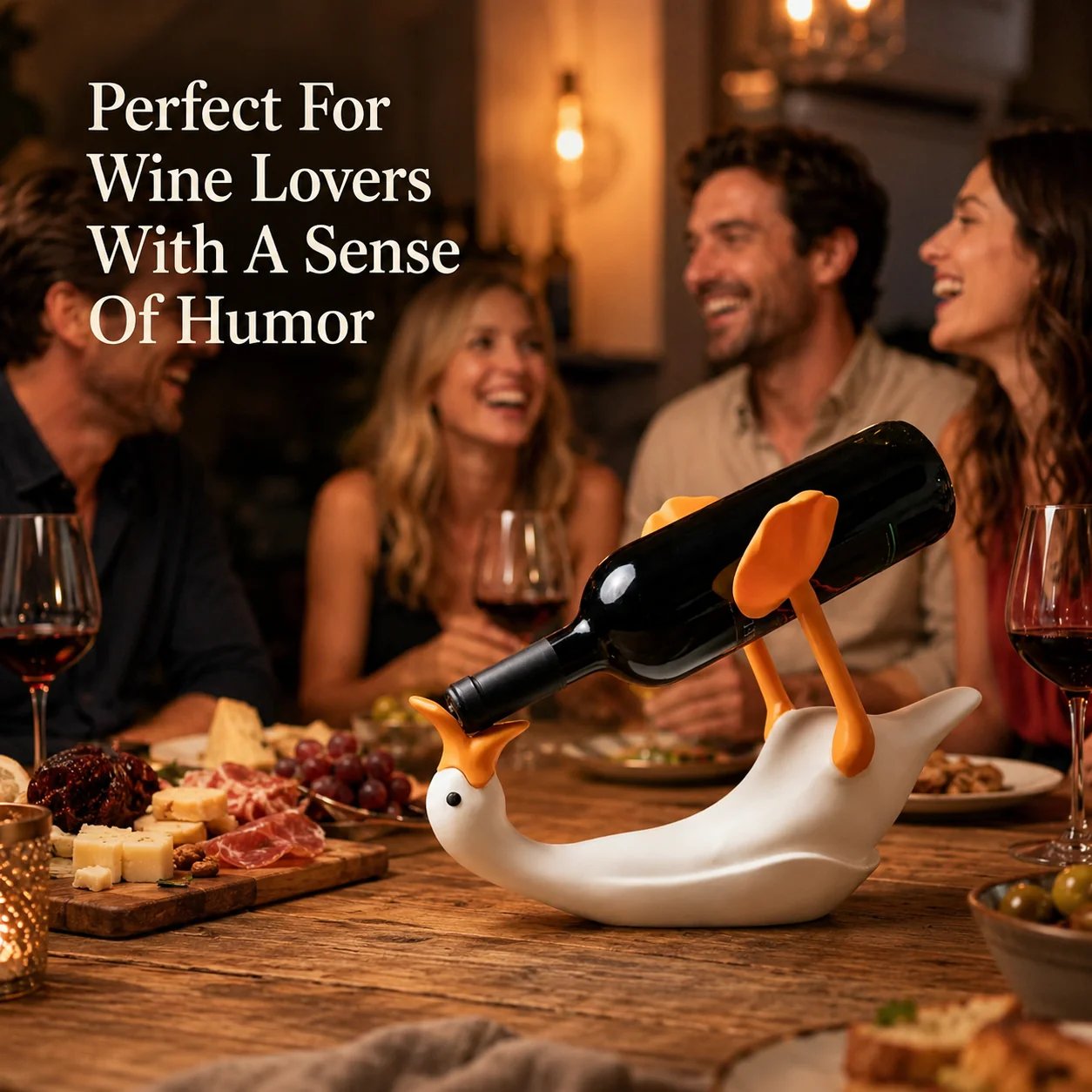 🔥Hot Sale⚡🪿 Goose-Shaped Wine Bottle Holder🍷 ✨