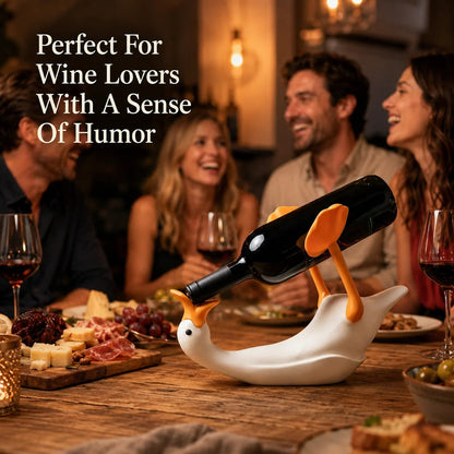 🔥Hot Sale⚡🪿 Goose-Shaped Wine Bottle Holder🍷 ✨