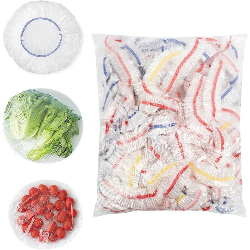 Fresh Keeping Bags – Elastic Plastic Bowl Covers