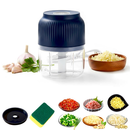 🔥Ends Today 50% OFF🧴 Electric Garlic Chopper, Mini Portable Veggie Cutter
