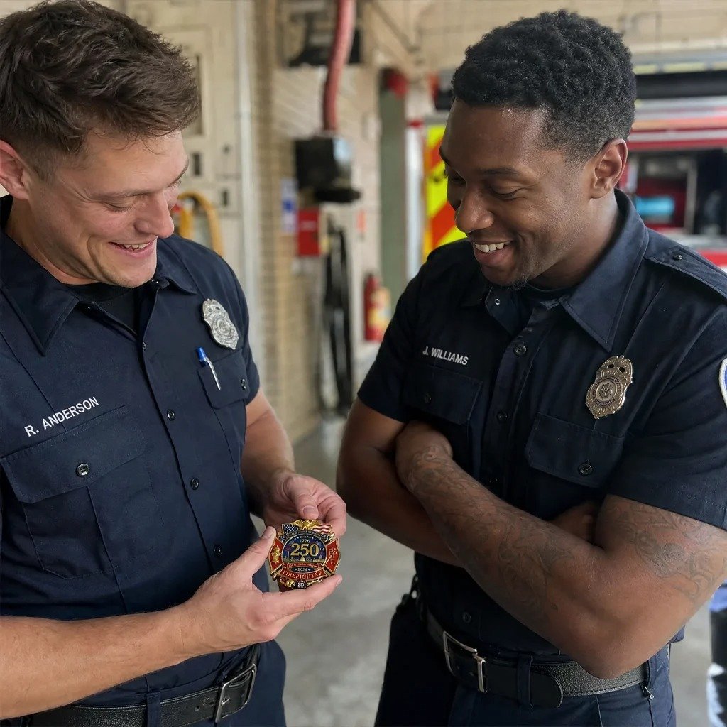 🔥Last Day 49% OFF - 250th Anniversary Firefighter Badge