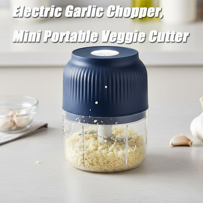🔥Ends Today 50% OFF🧴 Electric Garlic Chopper, Mini Portable Veggie Cutter
