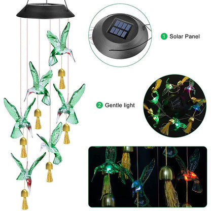 🌿Hummingbird Solar Light 🐦 Eco-Friendly Garden Glow🔥 50% OFF