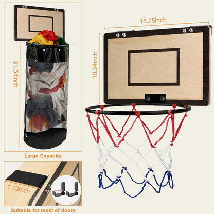🏀Dual-function fun hanging laundry basket🧺