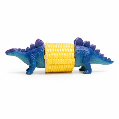 Dinosaur Corn Holders for Corn On The Cob - Funny Corn Cob Holder for Kids and Adults with Stainless Steel Prongs