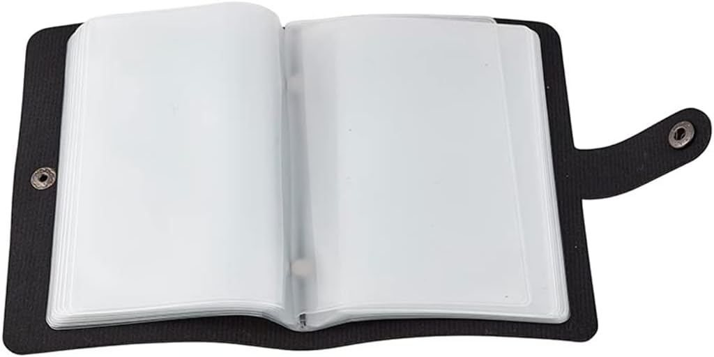 ✝️🎁Catholic Genuine Leather Holy Card Holder – Pocket Prayer Card Organizer with Snap Closure