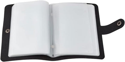 ✝️🎁Catholic Genuine Leather Holy Card Holder – Pocket Prayer Card Organizer with Snap Closure