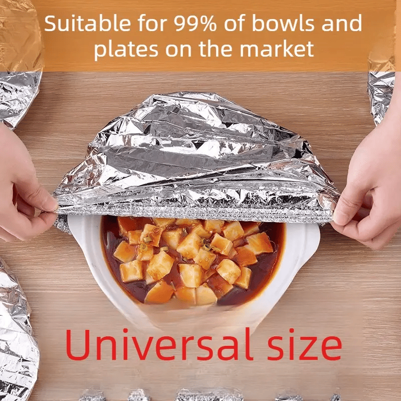 Aluminum foil heat-retaining covers