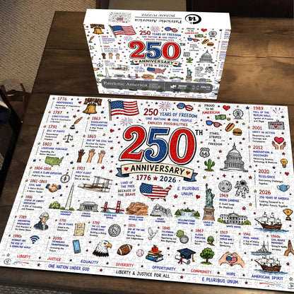 🧩 Patriotic America Jigsaw Puzzle 1000 Pieces