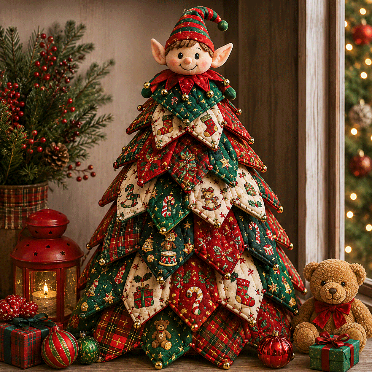 🔥Last Day 49% OFF 🔥DIY Quilted Christmas Tree Kit