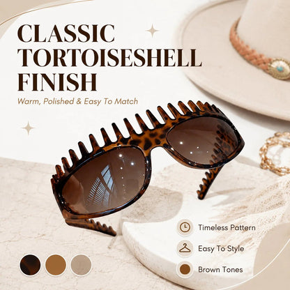 🔥 48K+ Sold |Sunglasses That Double as a Headband – 2-in-1 with Built-In Comb Teeth