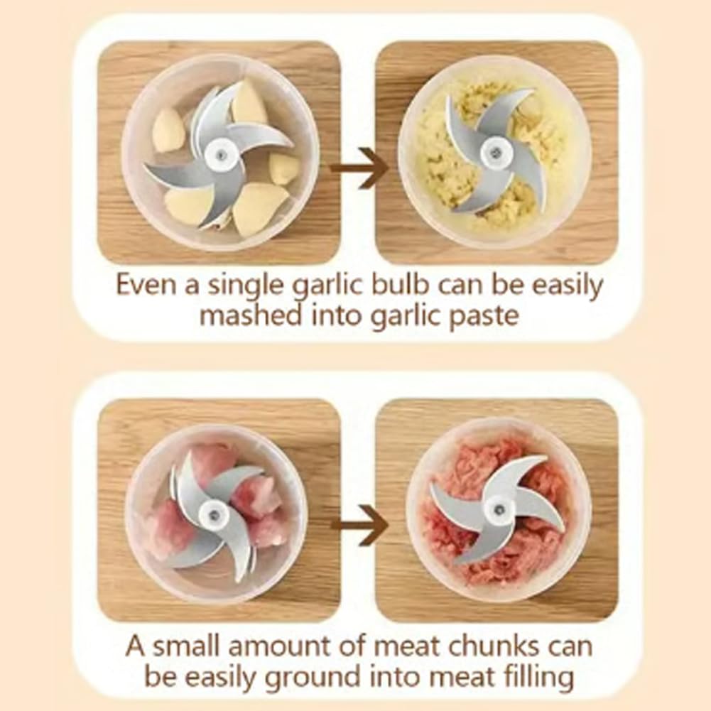 🔥Ends Today 50% OFF🧴 Electric Garlic Chopper, Mini Portable Veggie Cutter