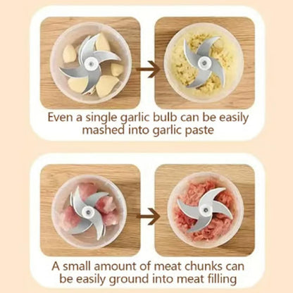 🔥Ends Today 50% OFF🧴 Electric Garlic Chopper, Mini Portable Veggie Cutter