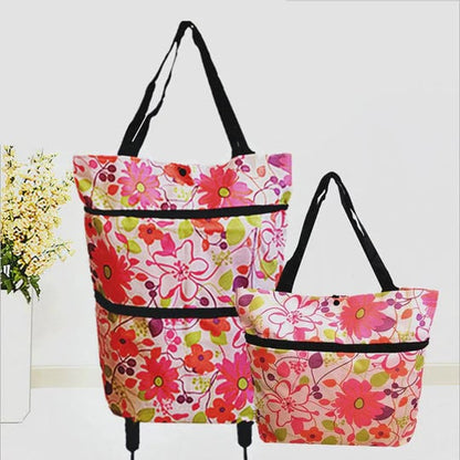 🔥HOT SALE 50% OFF - 🛍️Foldable 2-in-1 Shopping Bag