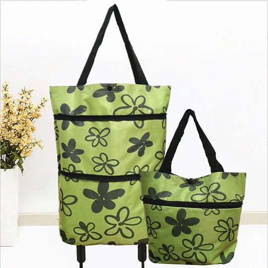 🔥HOT SALE 50% OFF - 🛍️Foldable 2-in-1 Shopping Bag