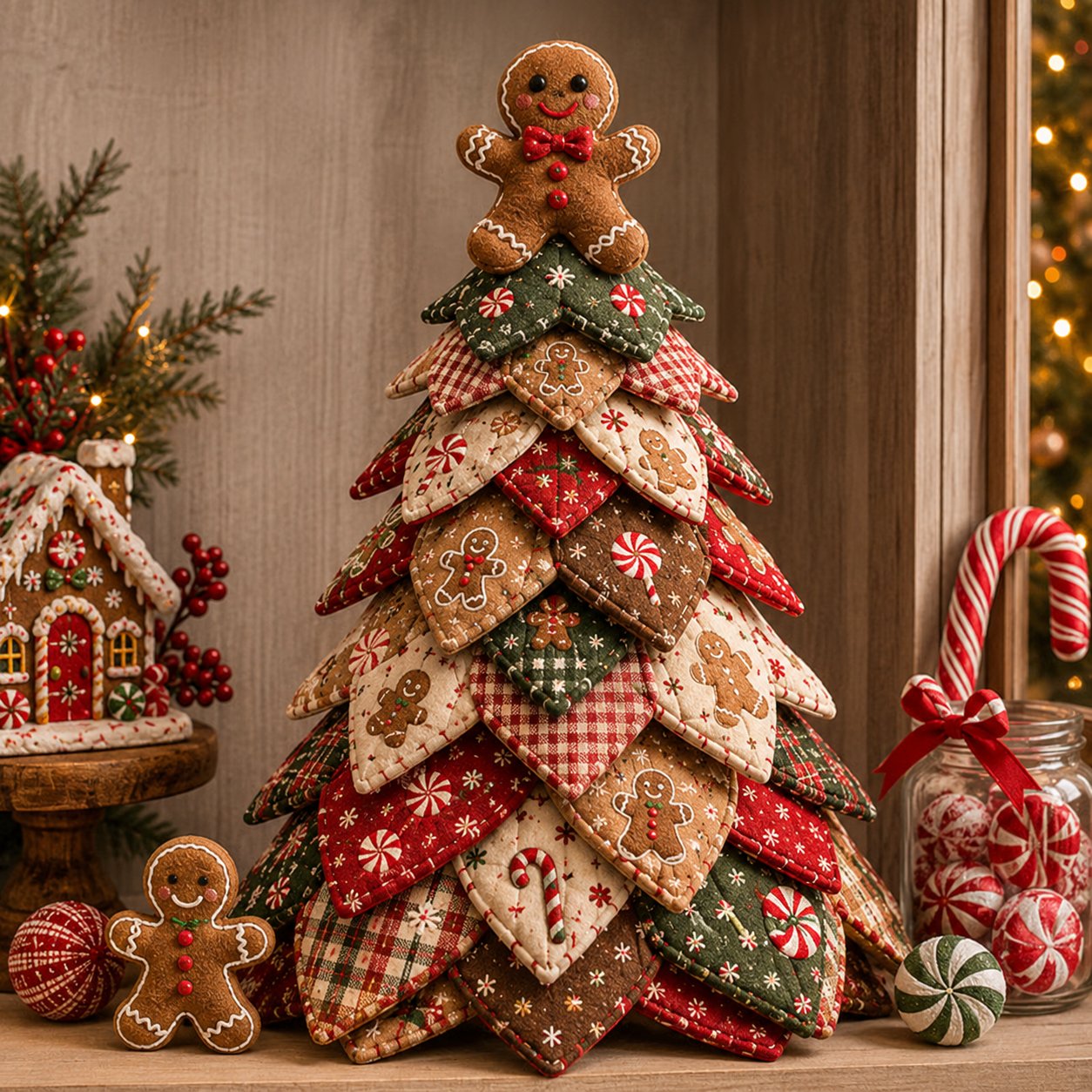 🔥Last Day 49% OFF 🔥DIY Quilted Christmas Tree Kit