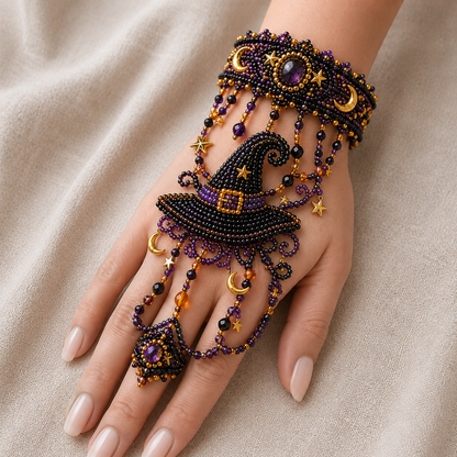 🔥Save 49%  – NEW ARRIVAL✨ DIY Beaded Hand Bracelet Kit – Create Your Own Wearable Art🔥
