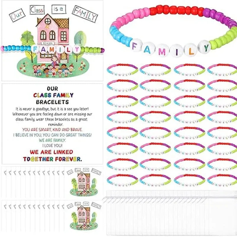 🔥HOT SALE 49% OFF - ✨🌈Pack of 25 Welcome BeadBracelets - StrengthenClassroom Friendship & SpreadWarm Kindness!