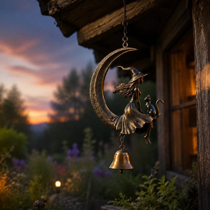 🌙 Witch Moon Wind Chime🔮A Touch of Magic for Every Breeze