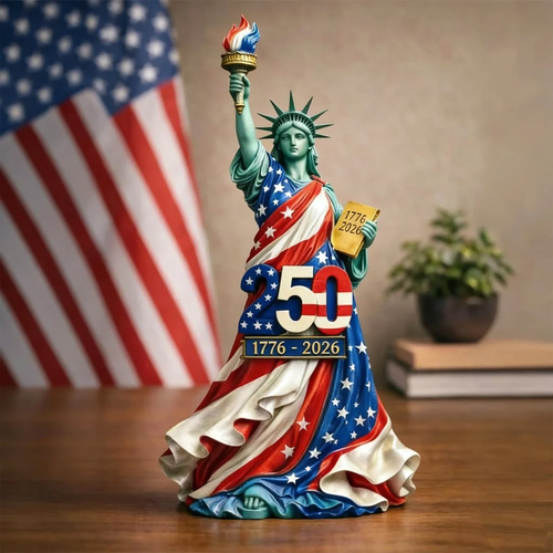 Handmade USA 250th Anniversary Statue of Liberty Figurine