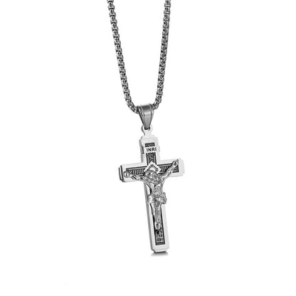 📢📢40% OFF !! ⏰Men's Minimalist Faith Cross Necklace