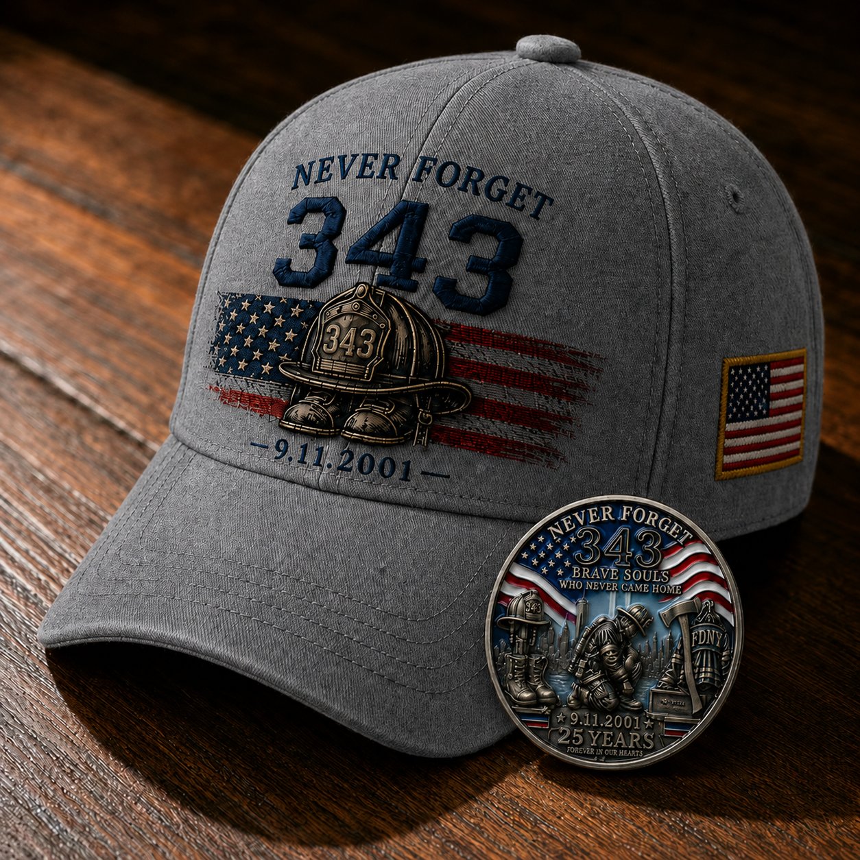 🧢Never Forget 343 Memorial Cap 🎁 Limited-Time Price Cut Available Now