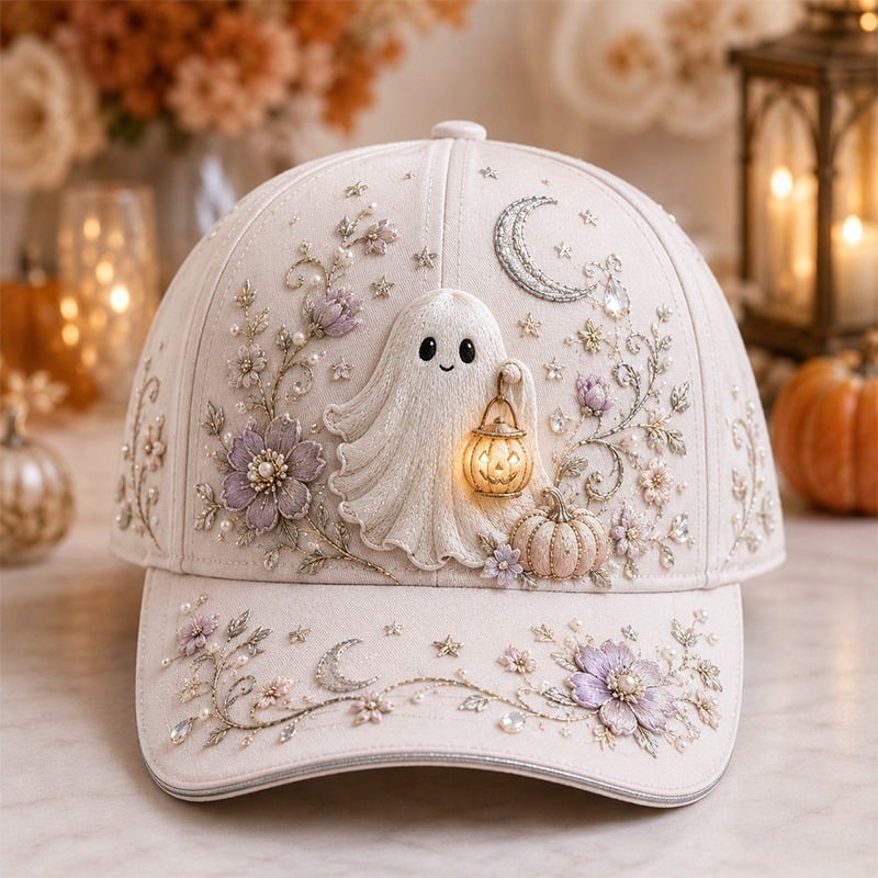 🔥HOT SALE 50% OFF - 🧙‍♀️✨3D Halloween Embroidery Cap🧢(Breathable & Lightweight Comfort & Unisex Fit)
