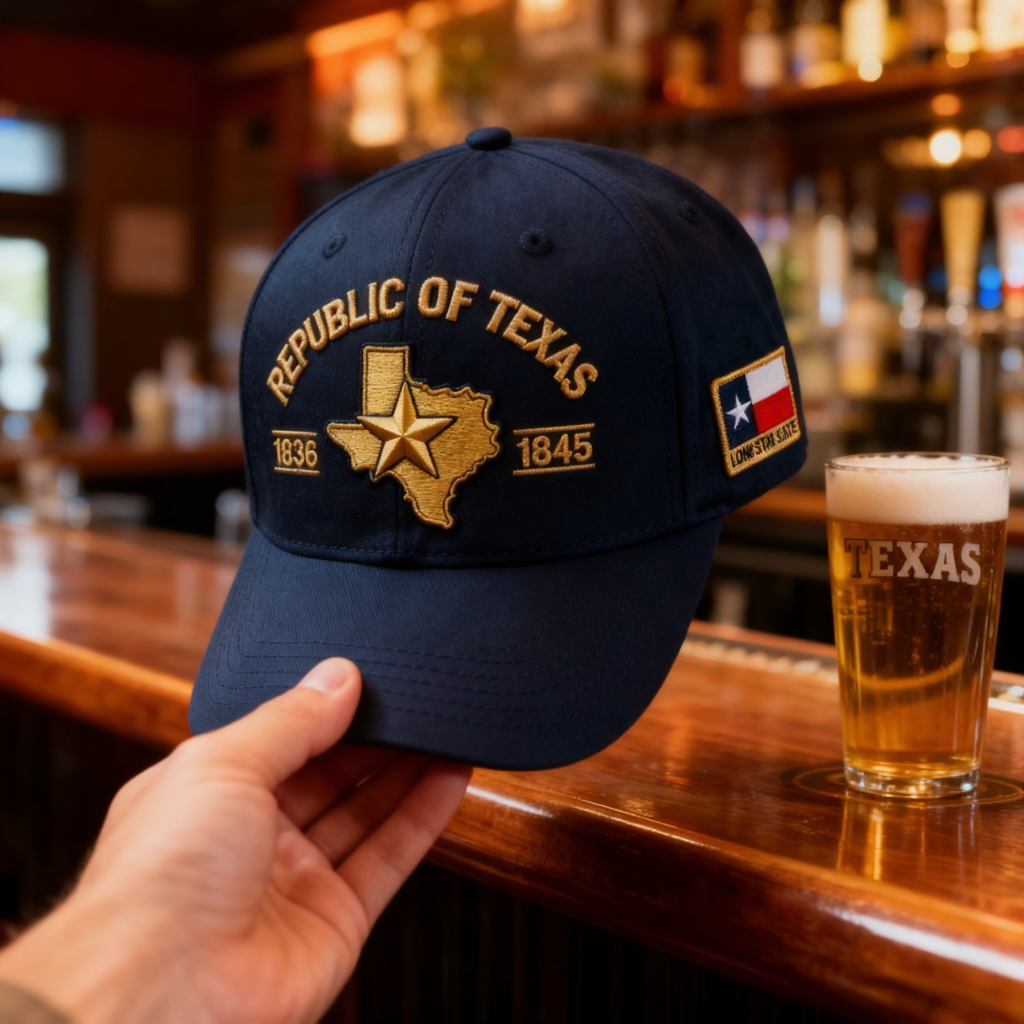 🔥Republic of Texas Embroidered Hat
