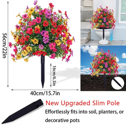 🌸 Forever in Bloom – Artificial Flower Stakes for Every Season