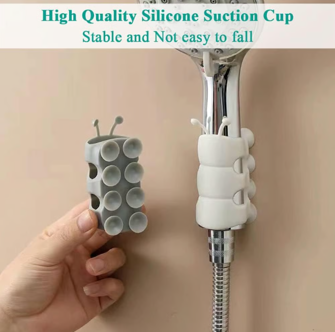 🎉Factory Clearance Sale 60% OFF📦Shower Head Suction Cup, No Drill Removable Shower Head Mount Bracket