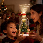 Plainlygoods 8" Recordable Christmas Tree Message In A Bottle