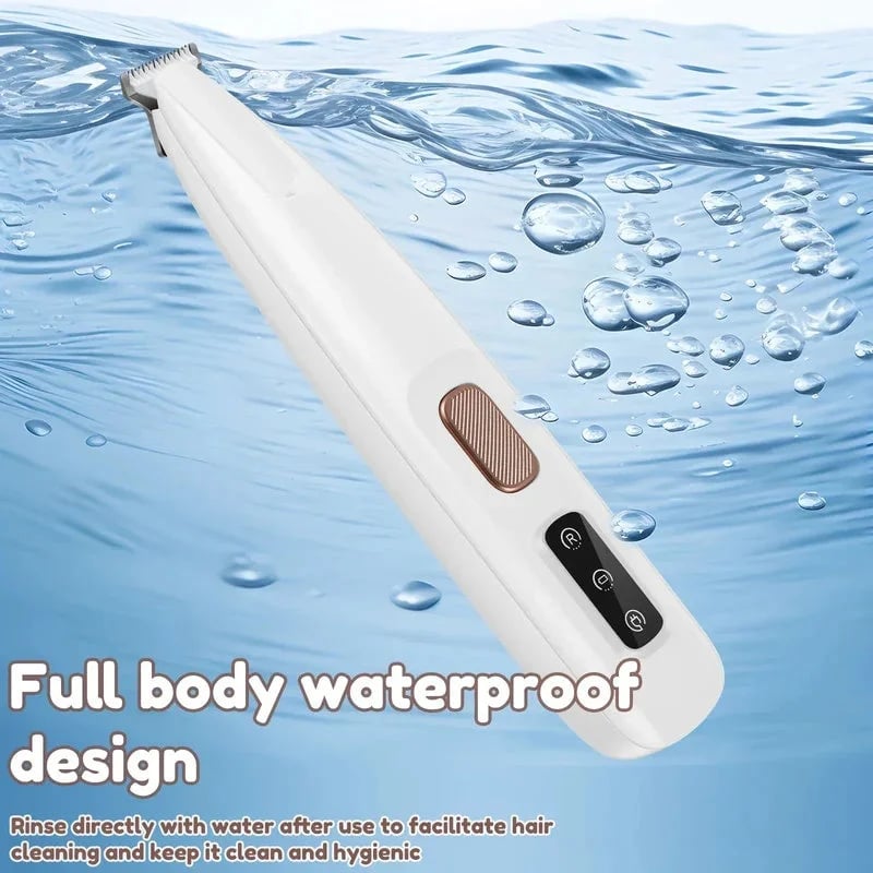 🔥⏳ Limited Stock 🐾Waterproof Rechargeable Pet Shaver with Bright LED Light, Ultra Quiet Home Pet Grooming Clipper Cut Salon Cost